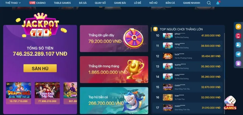 Tiền thưởng hấp dẫn khi chơi bắn cá 555win